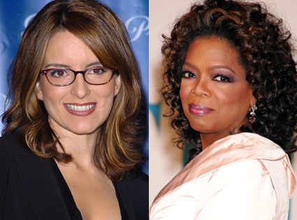 Tina Fey, Oprah Winfrey Tina Fey, Oprah Winfrey